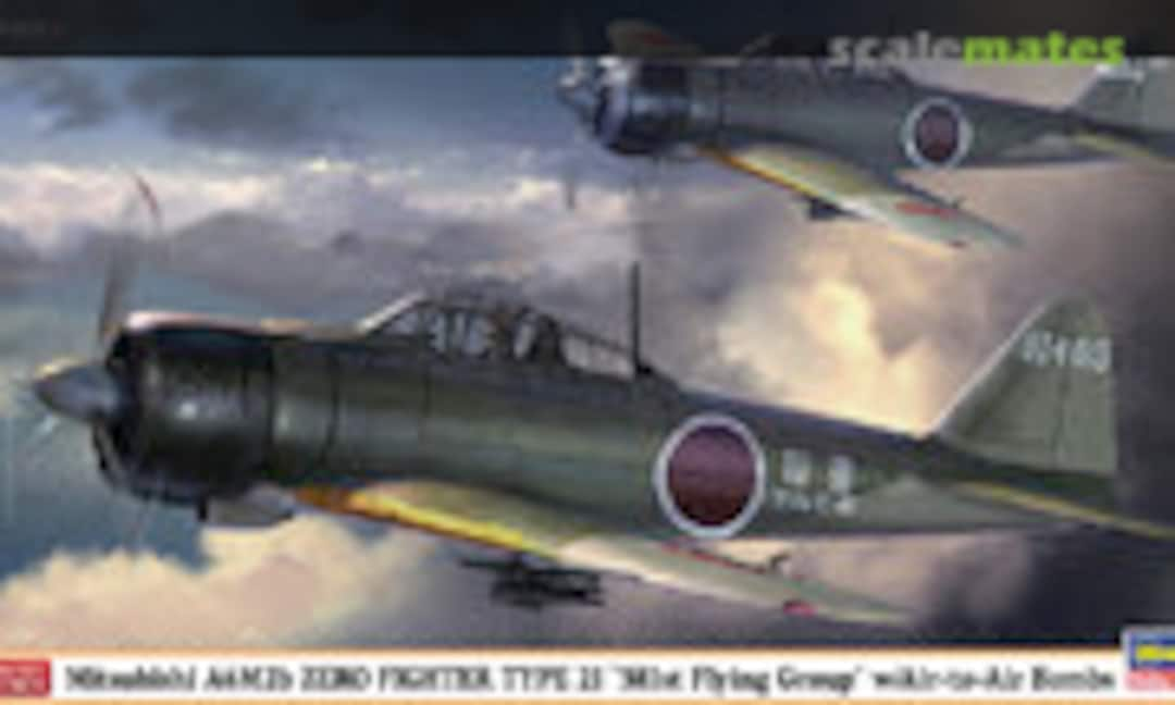 1:48 Mitsubishi A6M2b Zero Fighter Type 21 `381st Flying Group´ w/Air-to-Air Bombs (Hasegawa 07411)