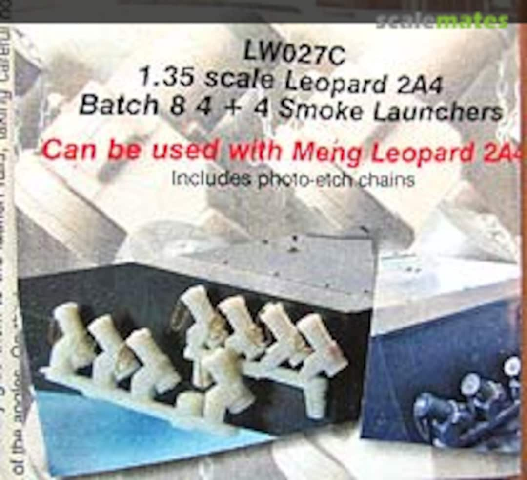 Boxart Leopard 2A4 Batch 8 4 + 4 Smoke Launchers LW027C Leopard Workshop