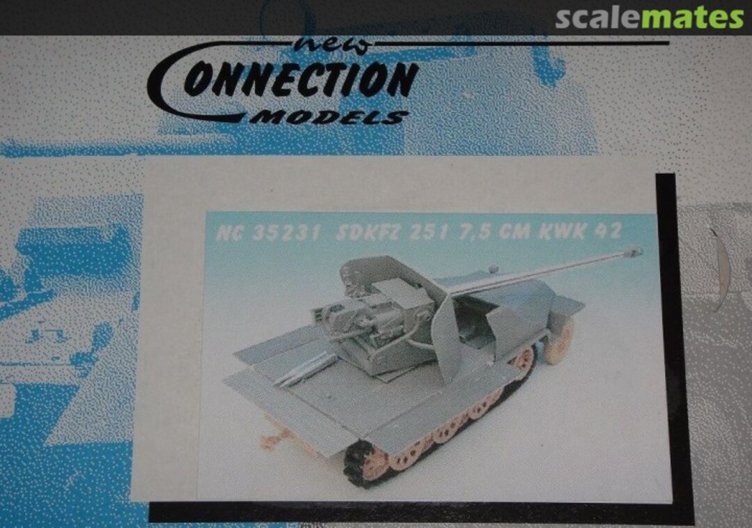 Boxart 7.5cm KwK 42 L/70 auf SdKfz.251 NC35231 New Connection Models