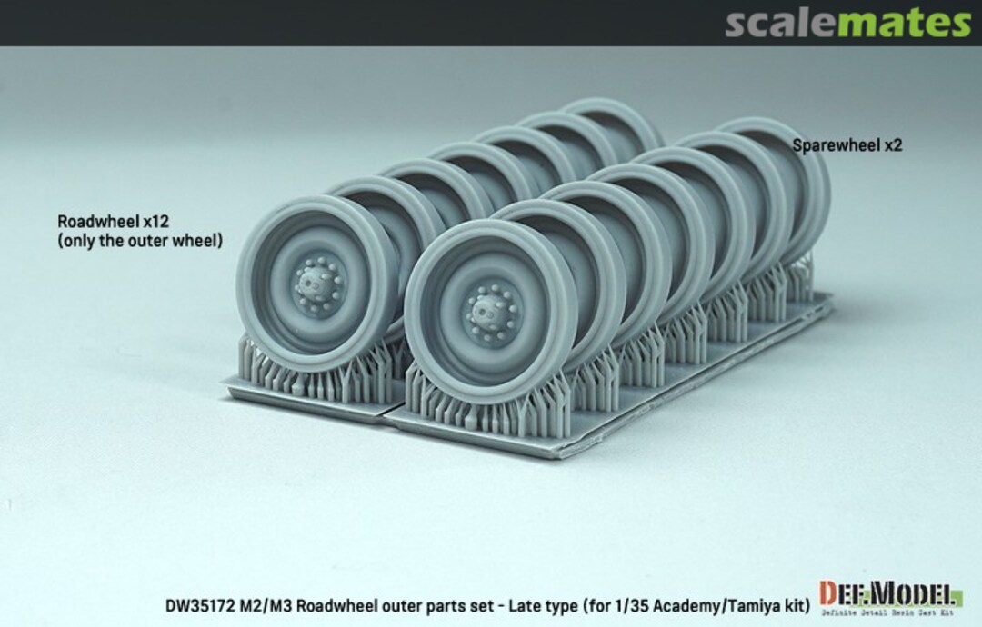 Contents US M2/M3 Bradley Roadwheel set DW35172 Def.Model