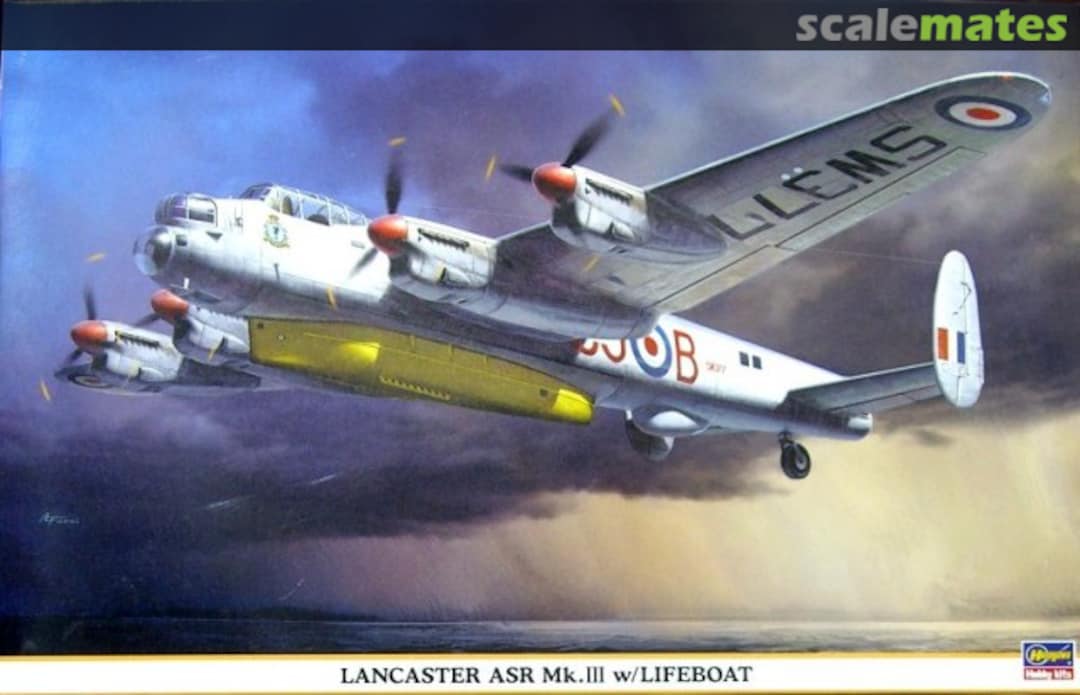 Boxart Lancaster ASR Mk.III w/Lifeboat 00945 Hasegawa