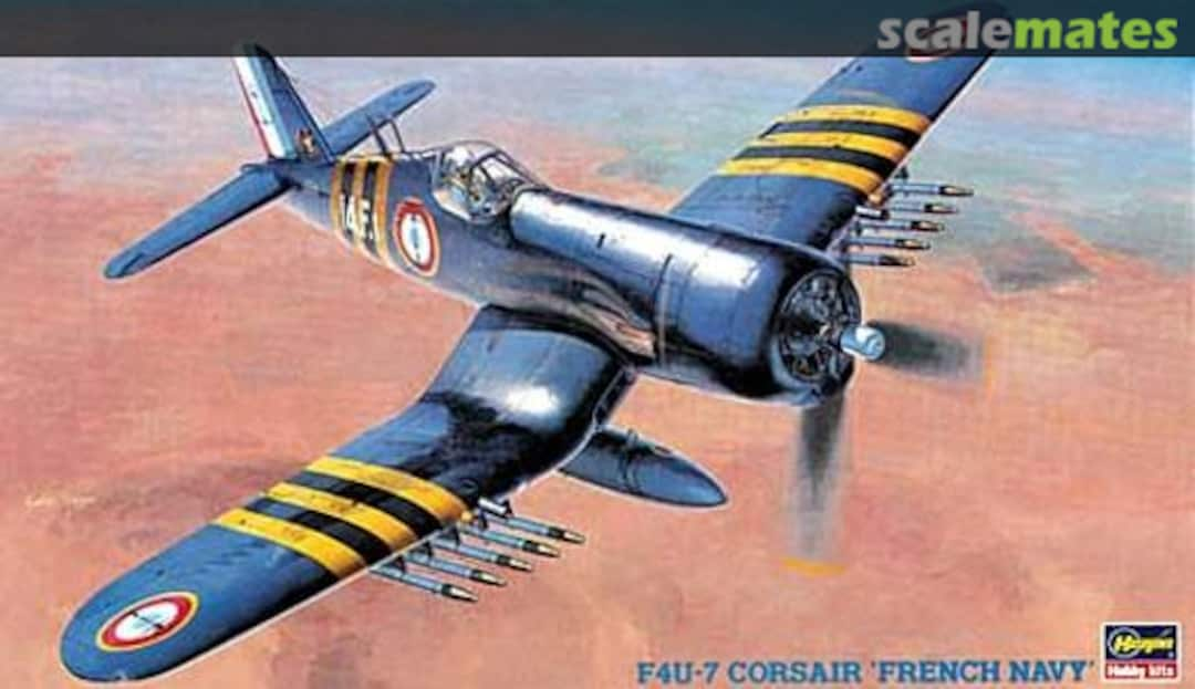 Boxart F4U-7 Corsair French Navy 09077 Hasegawa