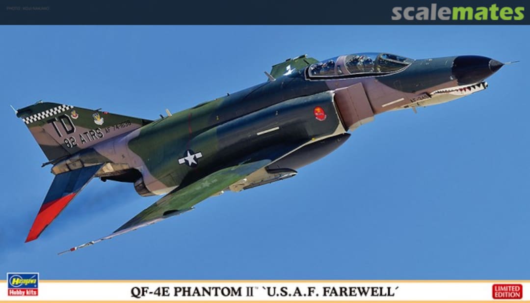 Boxart QF-4E Phantom II 'U.S.A.F. Farewell' 02238 Hasegawa