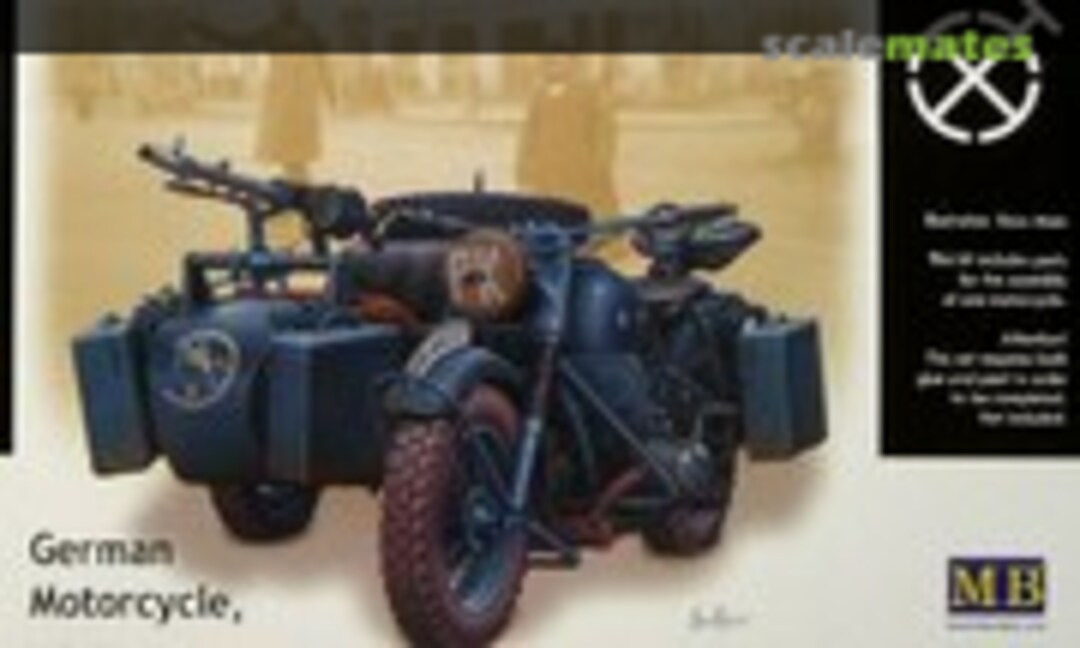 1:35 Motorcycle WWII (Master Box MB3528)