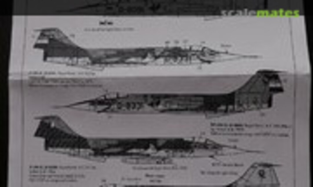 1:72 F-104G/F-16A/B, Royal Neth AF 306, 311, 312, 313, 315, 322, 232Sq 65KLu, OCU &quot;The Dutch Masters&quot; (Dutch Decal 72006)