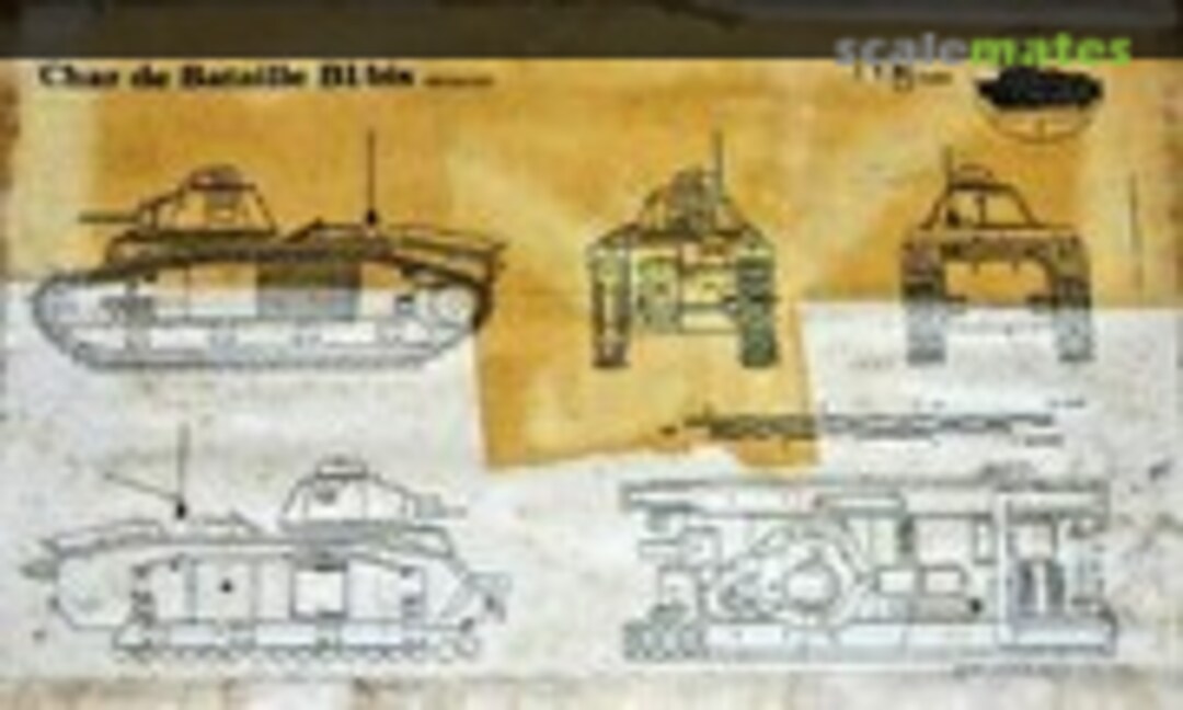 1:35 Char de Bataille B1 bis (MB Models 3000)