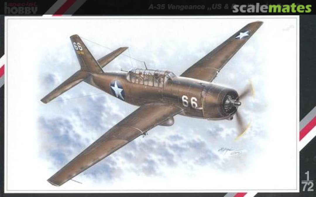 Boxart A-35 Vengeance "US & Brazilian Air Force" SH72040 Special Hobby