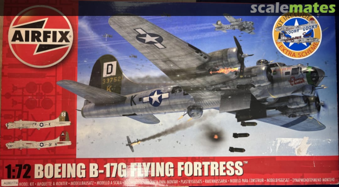 Boxart Boeing B-17G Flying Fortress A08017A Airfix