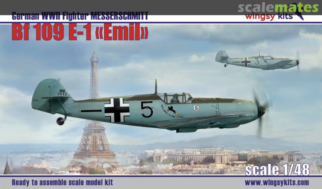 Boxart Messerschmitt Bf 109E-1 "Emil" D5-07 Wingsy Kits