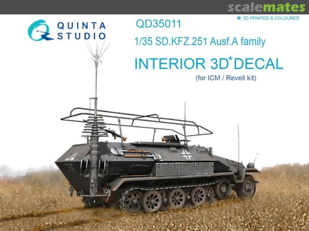 Boxart Sd.Kfz.251 Ausf.A Family QD35011 Quinta Studio