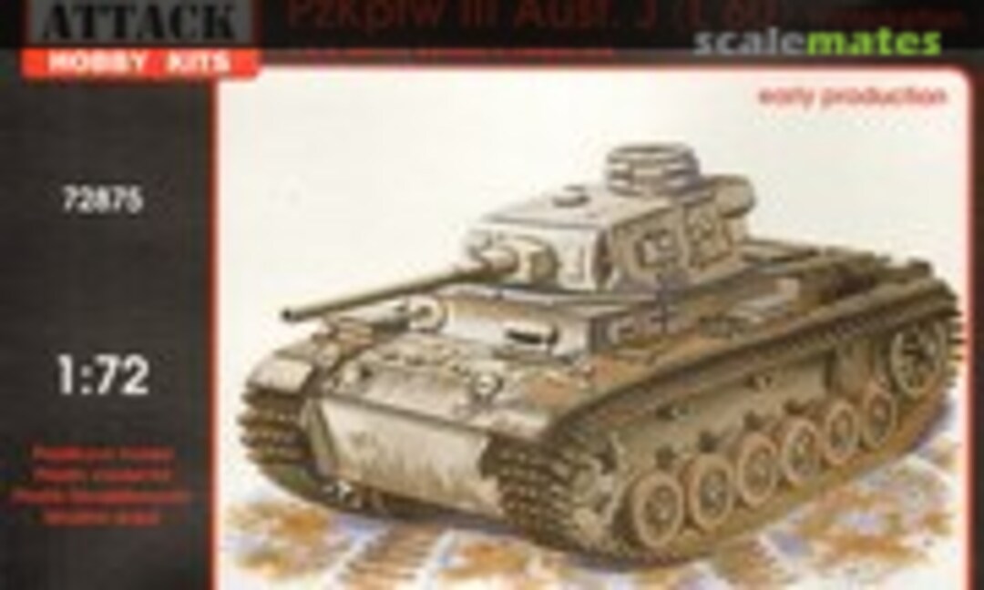 1:72 Pz.Kpfw. III Ausf. J (L60) (Attack Hobby Kits 72875)