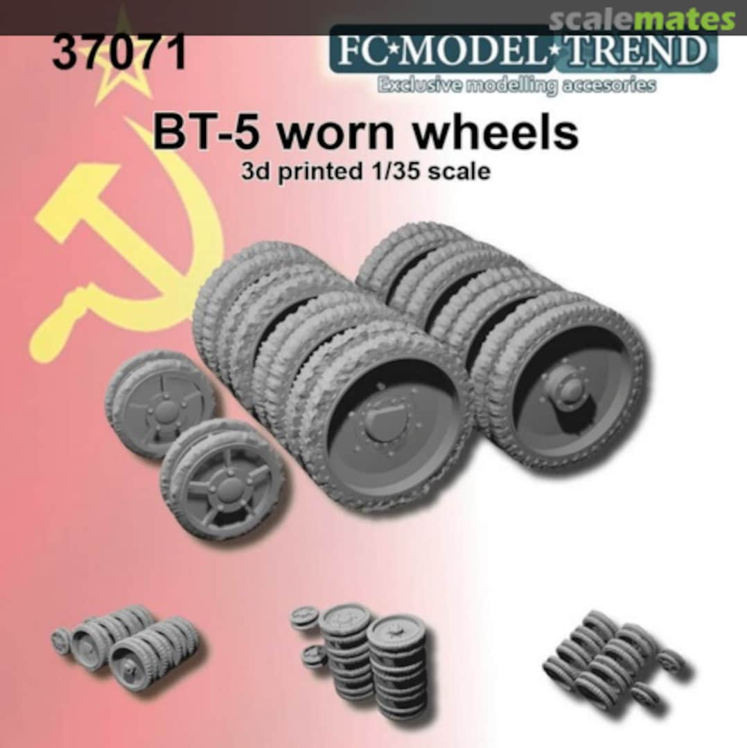 Boxart Worn wheels for BT-5 37071 FC Model Trend