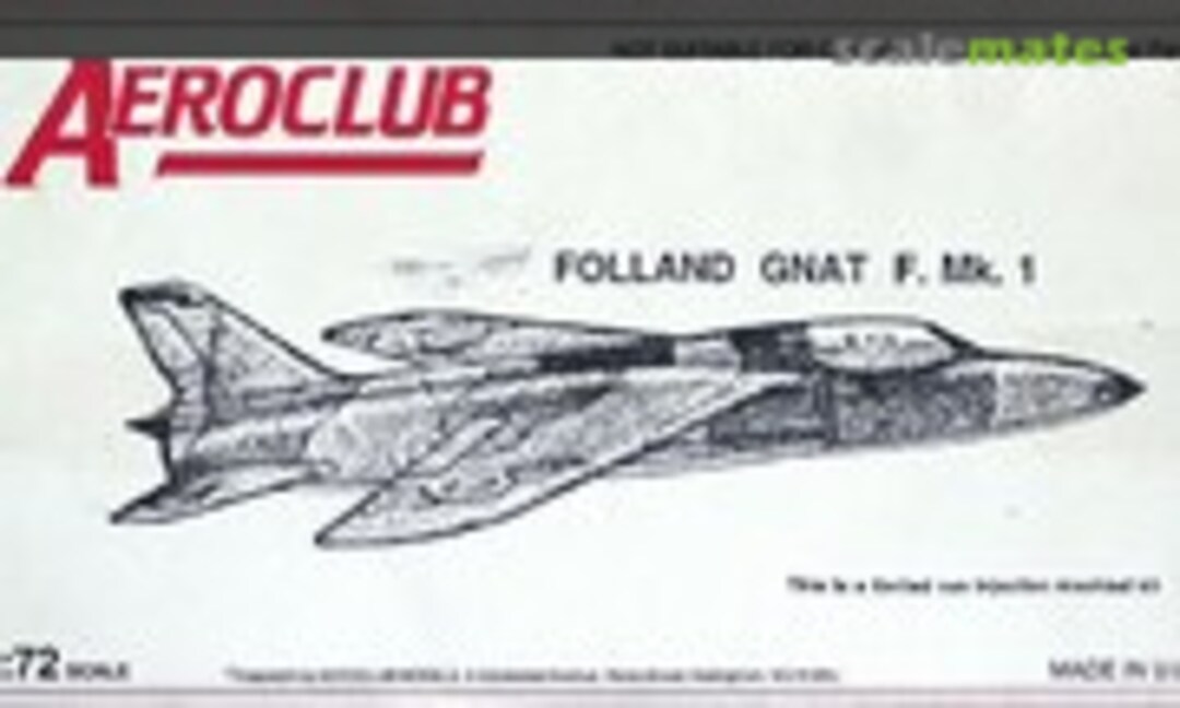 1:72 Folland Gnat F. Mk.1 (Aeroclub K002)