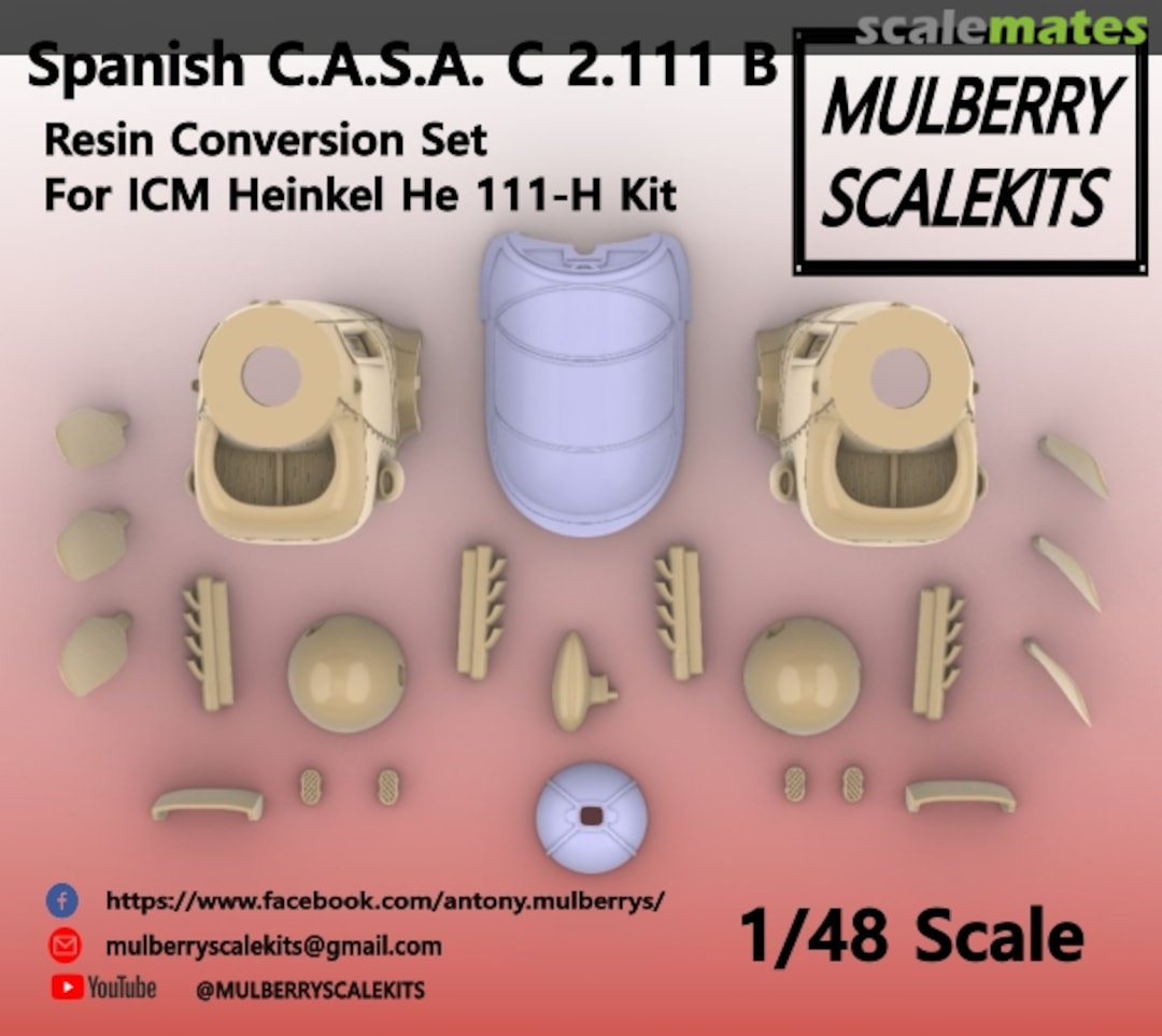 Contents Spanish C.A.S.A. C 2.111 B conversion set  Mulberry Scalekits