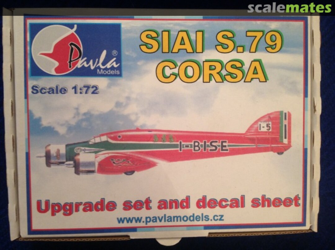 Boxart SIAI S.79C/T "CORSA" U72-58 Pavla Models