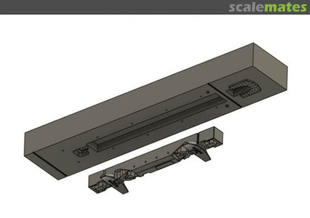 Boxart AMX Centerline station WOL481704 Wolf 3D Resin Parts