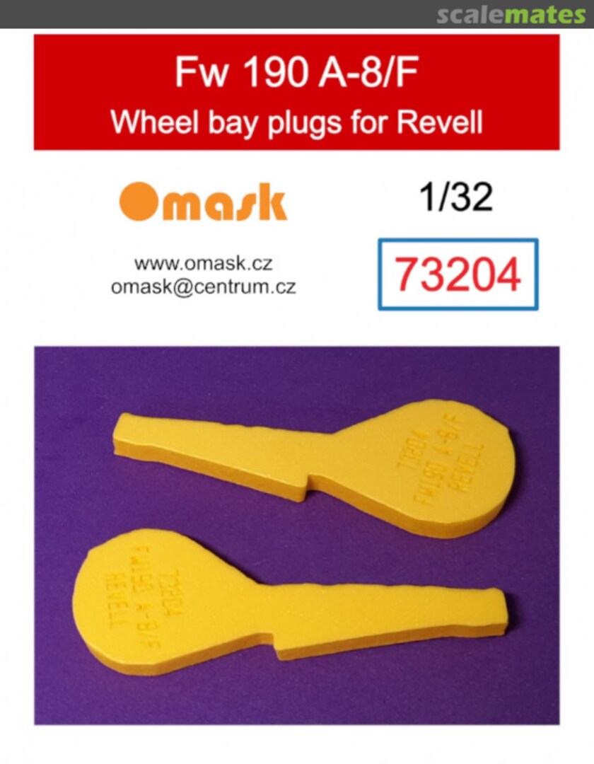 Boxart Fw 190 A-8/F wheel bay plugs 73204 Omask