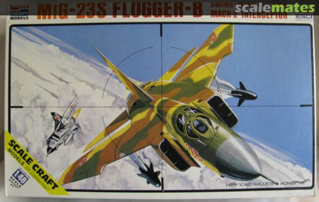 Boxart MiG-23S Flogger B SC-4022 ESCI/Scale Craft