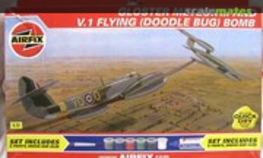 1:72 Gloster Meteor III And V.1 Flying (Doodle Bug) Bomb (Airfix 03148G)