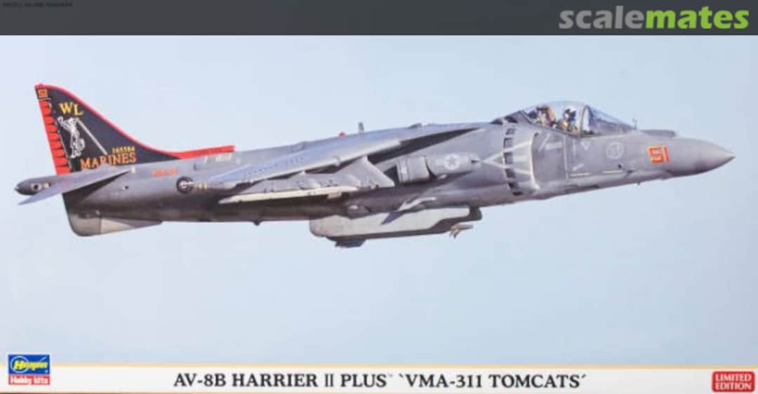 Boxart AV-8B Harrier II Plus `VMA-311 Tomcats´ 07349 Hasegawa