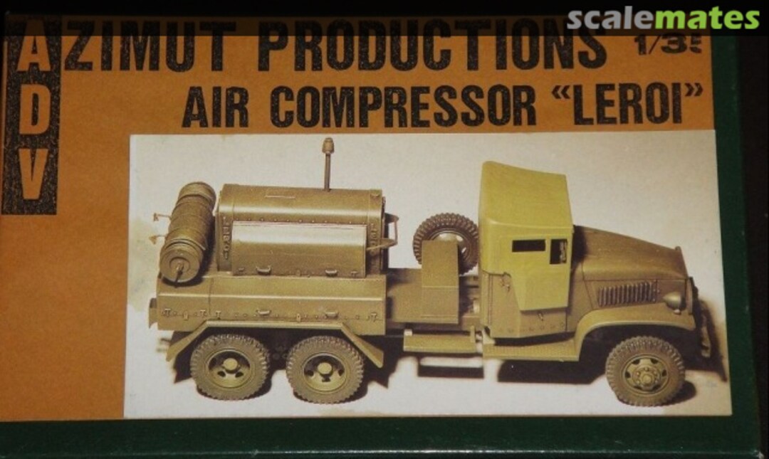 Boxart GMC CCKW LEROI air compressor 35106 ADV Azimut