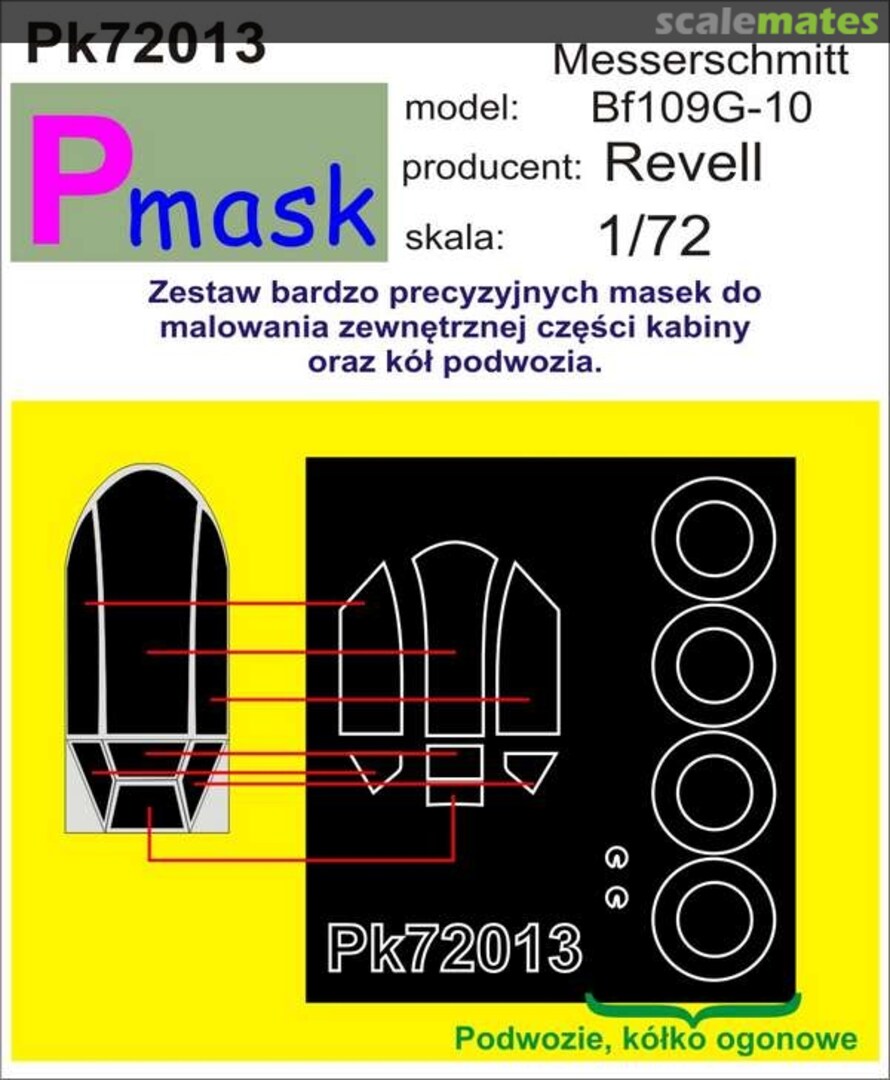 Boxart Messerschmitt Bf109G-10 PK72013 Pmask