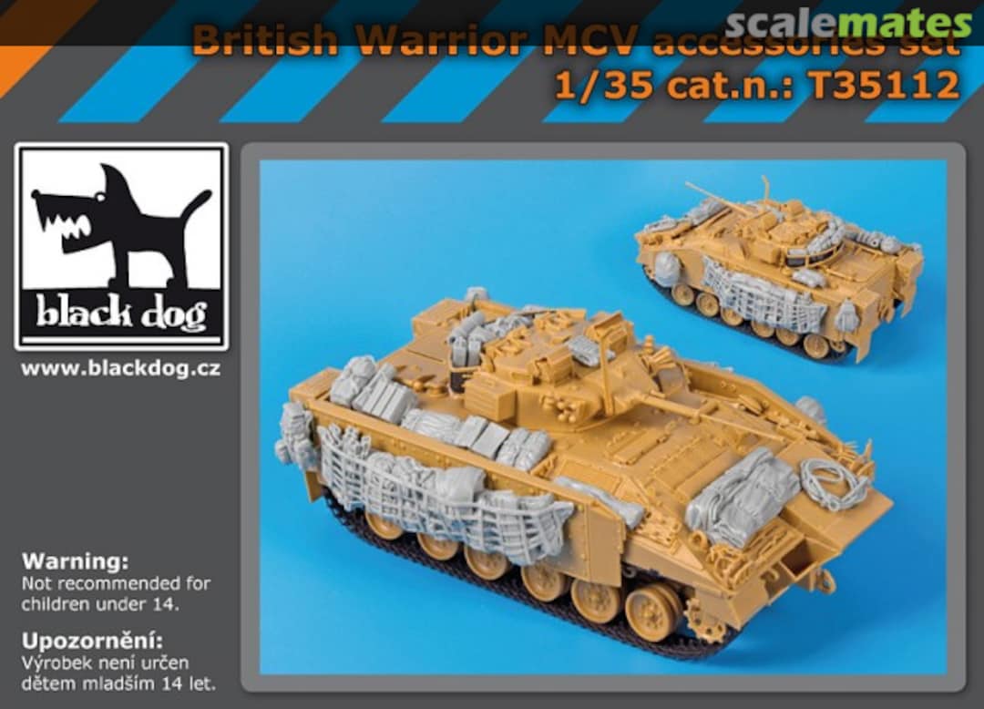 Boxart British Warrior MCV accessories set T35112 Black Dog