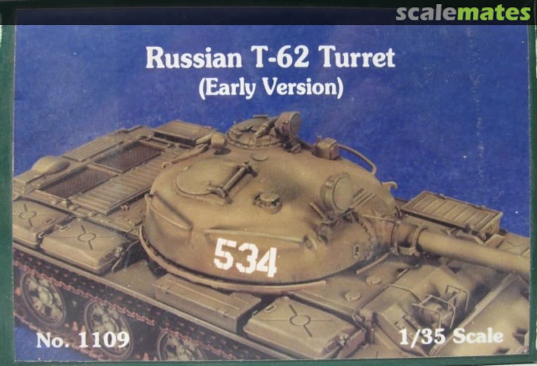 Boxart Russian T-62 Turret MB-1109 MB Models