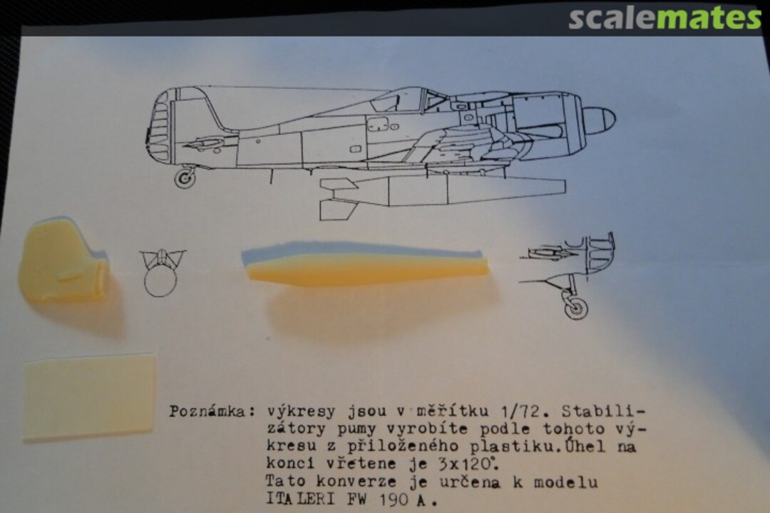 Boxart FW 190 F-8/U-3 + BT 1400 Bomb  A&V Models