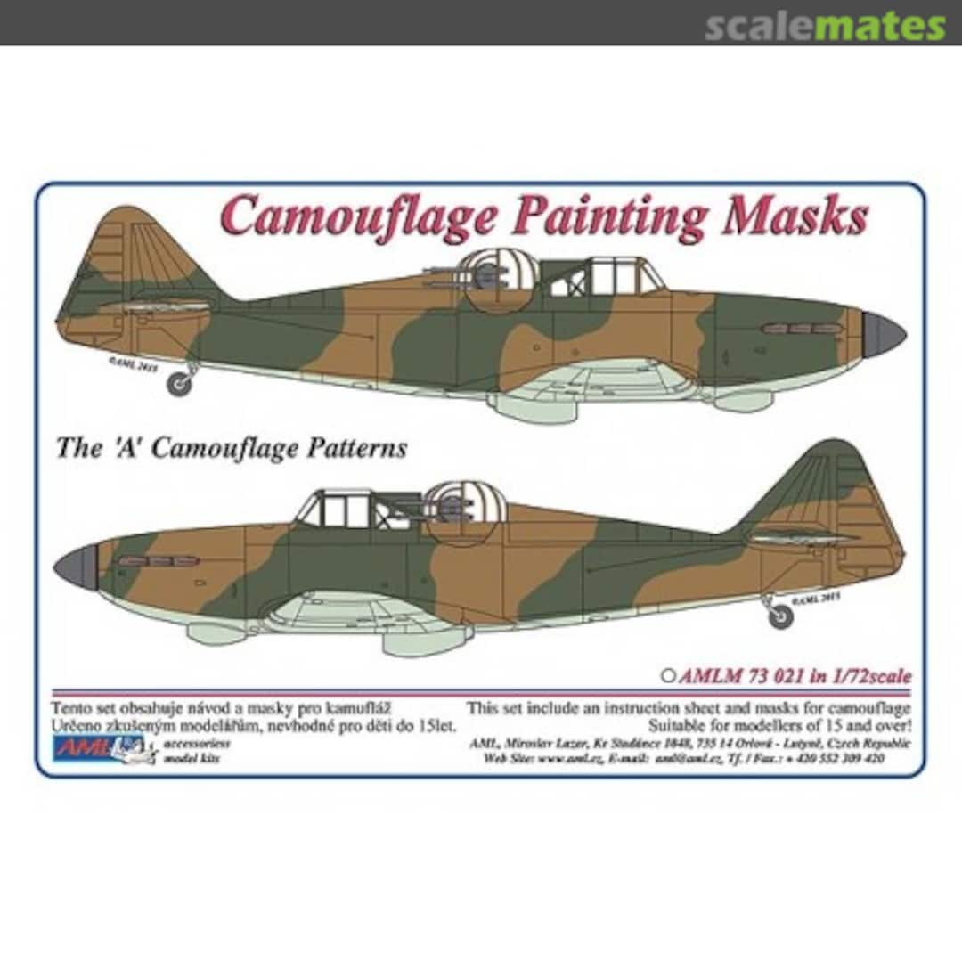 Boxart Boulton Paul Defiant-Camouflage Painting Masks AMLM 73 021 AML