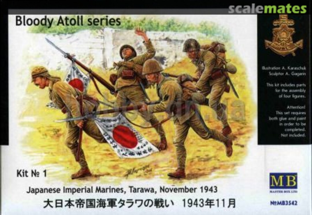 Boxart Japanese Imperial Marines, Tarawa, November 1943 MB3542 Master Box