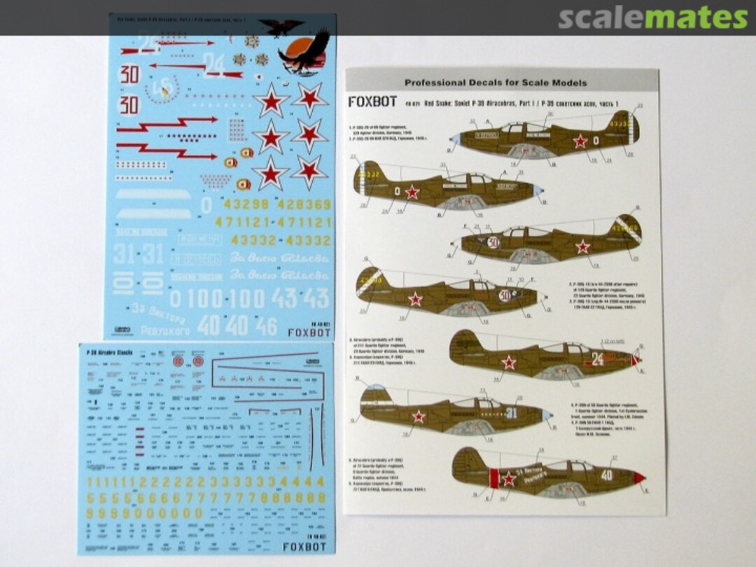 Boxart Soviet P-39 Airacobras 48-021 Foxbot