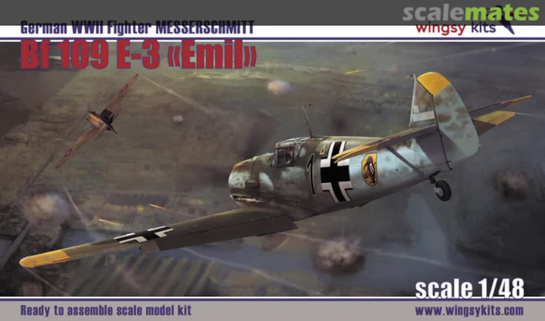 Boxart Messerschmitt Bf 109E-3 "Emil" D5-08 Wingsy Kits