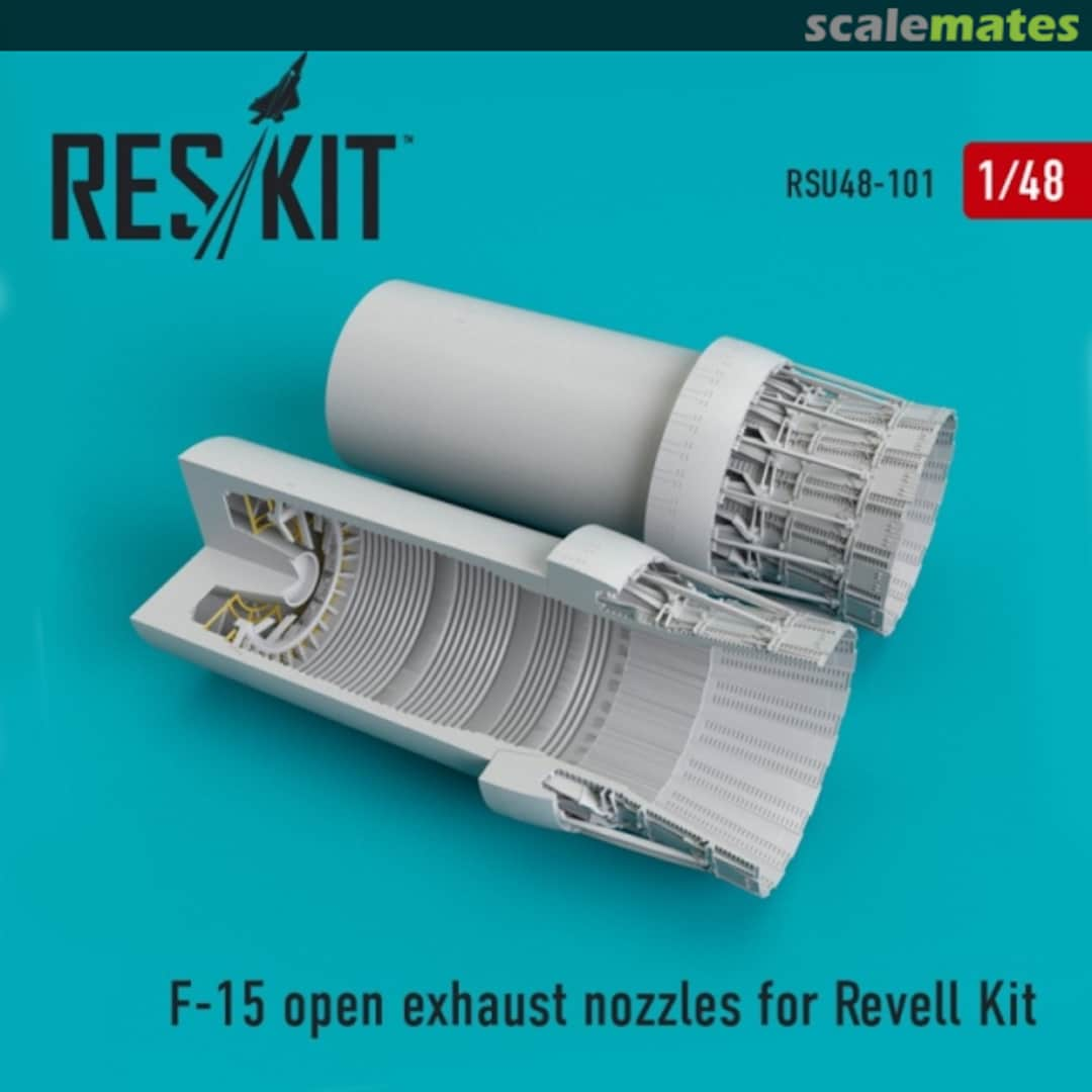 Boxart F-15 open exhaust nozzles RSU48-0101 ResKit