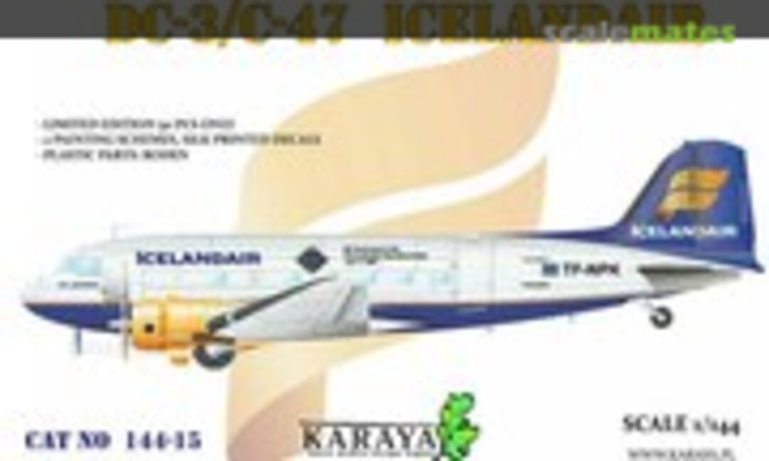 1:144 DC-3/C-47 ICELANDAIR (Karaya 144-15)