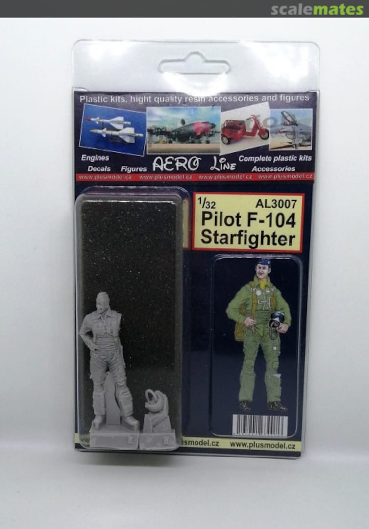 Boxart F-104 Starfighter pilot AL3007 PlusModel