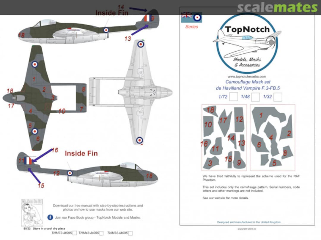 Boxart de Havilland Vampire F.3-FB.5 M095 TopNotch