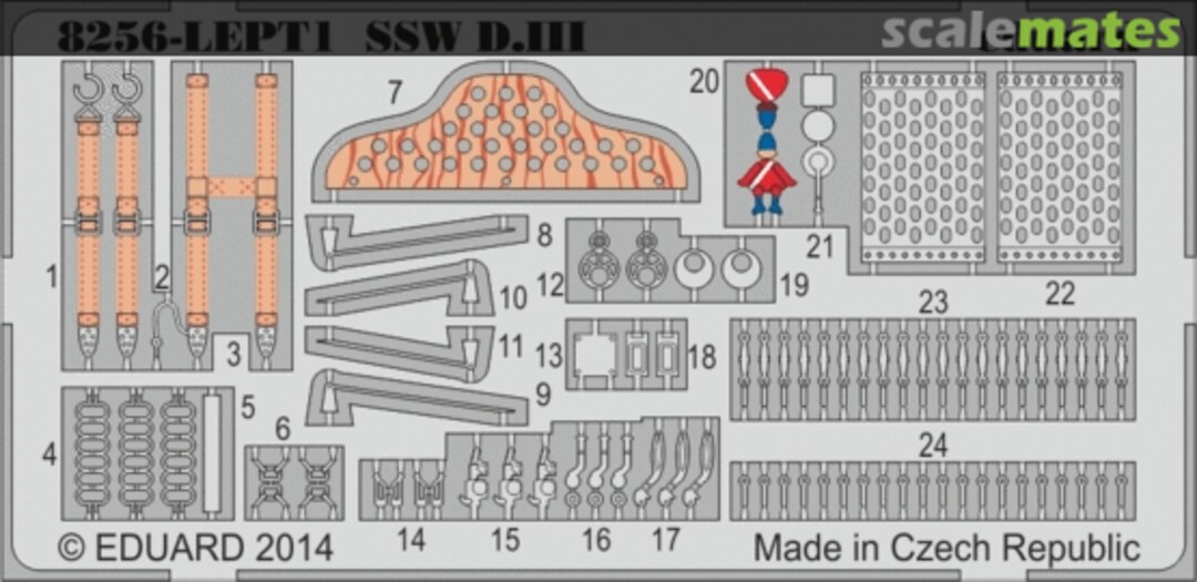 Boxart SSW D.III PE-set 8256-LEPT Eduard