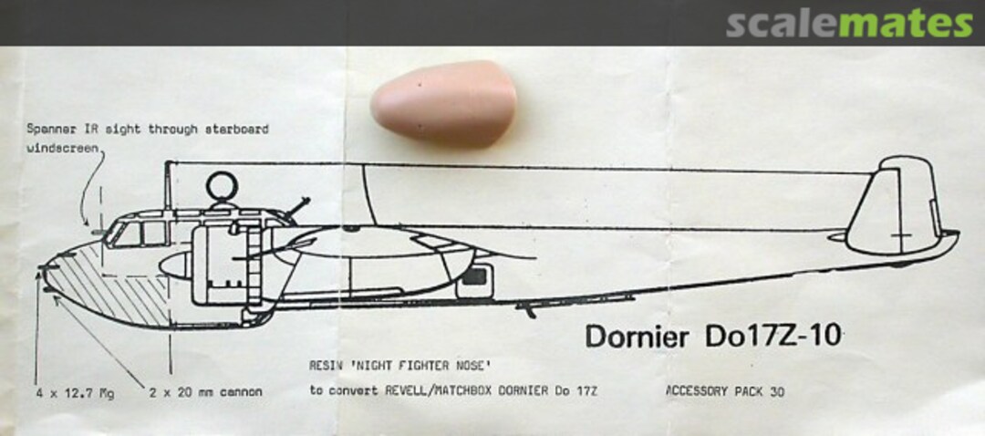 Boxart Dornier Do17Z-10 30 Maintrack Models