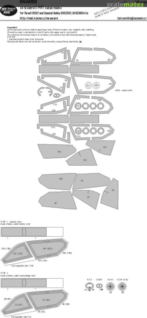 Boxart AH-1G Cobra EXPERT kabuki masks NWAM1056 New Ware