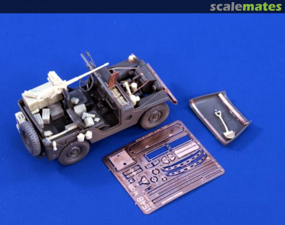 Boxart M38 Jeep Detail and Accessories Set 1548 Verlinden Productions