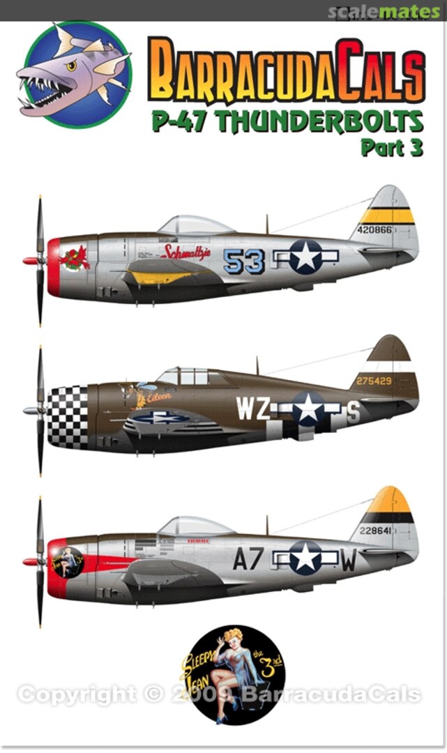 Boxart P-47 Thunderbolts - Part 3 BC72003 Barracuda Studios