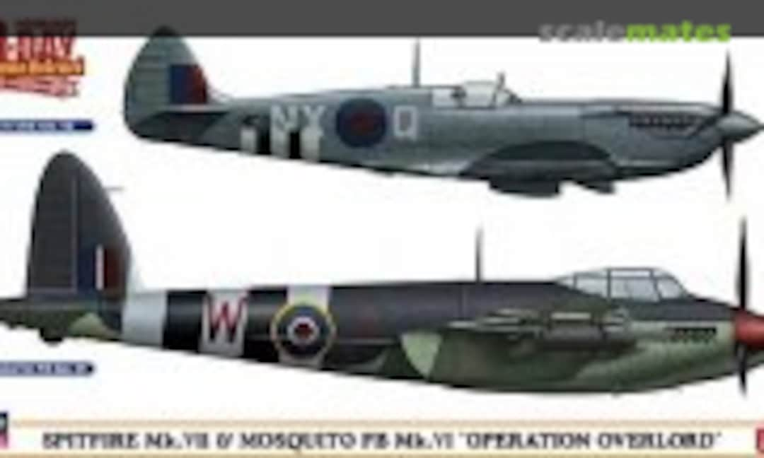 1:72 Spitfire Mk.VII / Mosquito FB Mk.VI 'Operation Overlord' (Hasegawa 02096)