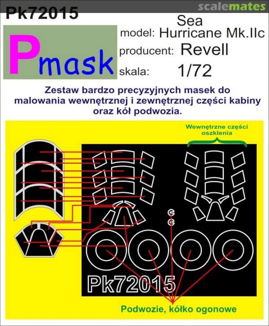 Boxart Sea Hurricane Mk.IIc PK72015 Pmask