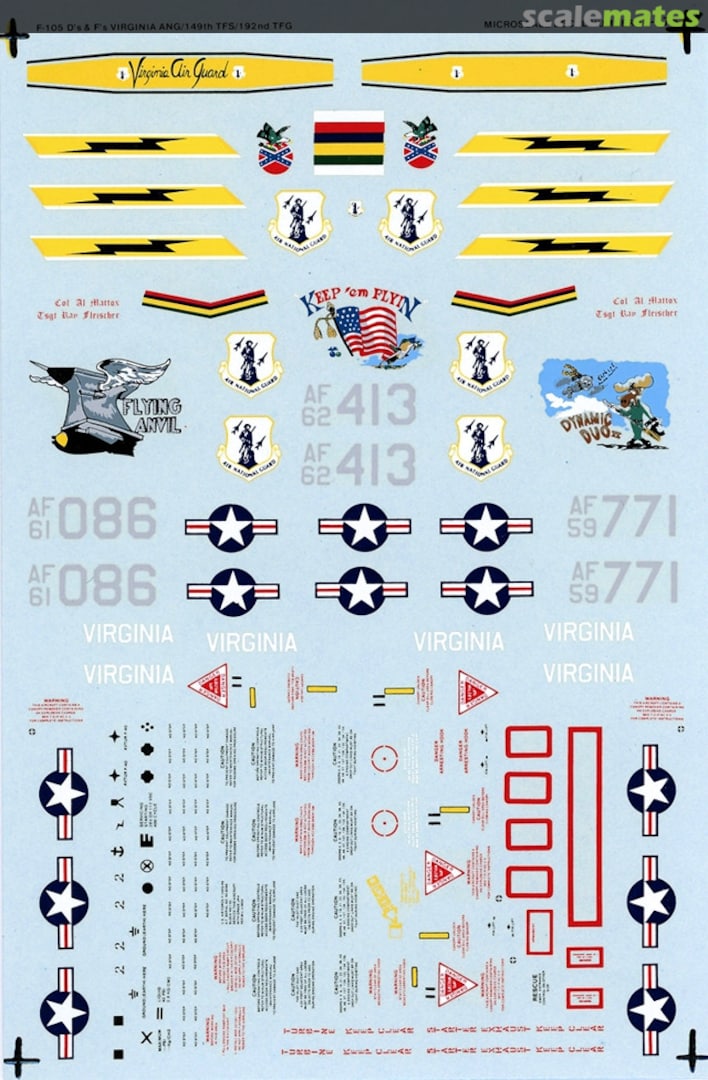 Boxart F-105D/F 48-0275 Microscale