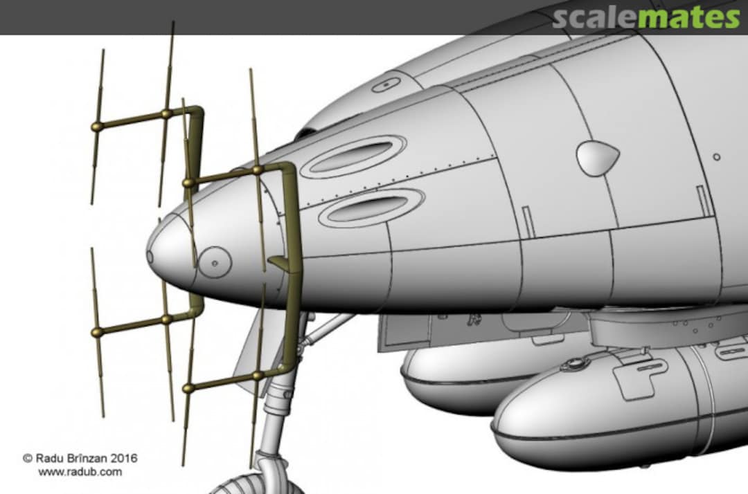 Boxart Me 262 B1a/U1 Antennas and Pitot tube rb c32005 RB Productions