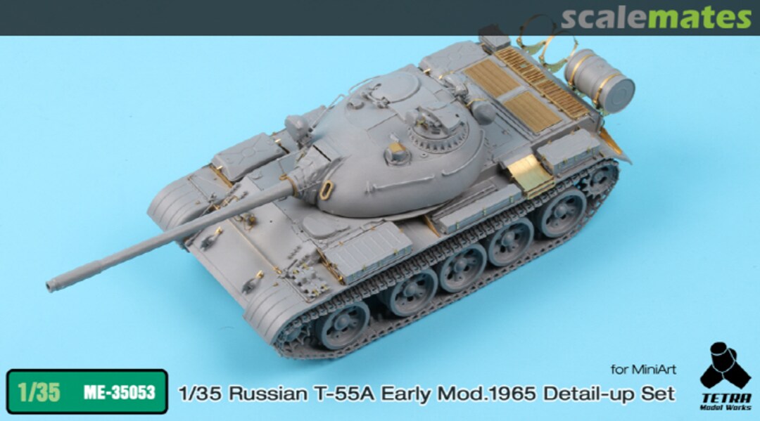 Boxart T-55A Early Mod. 1965 Detail up Set ME-35053 Tetra Model Works