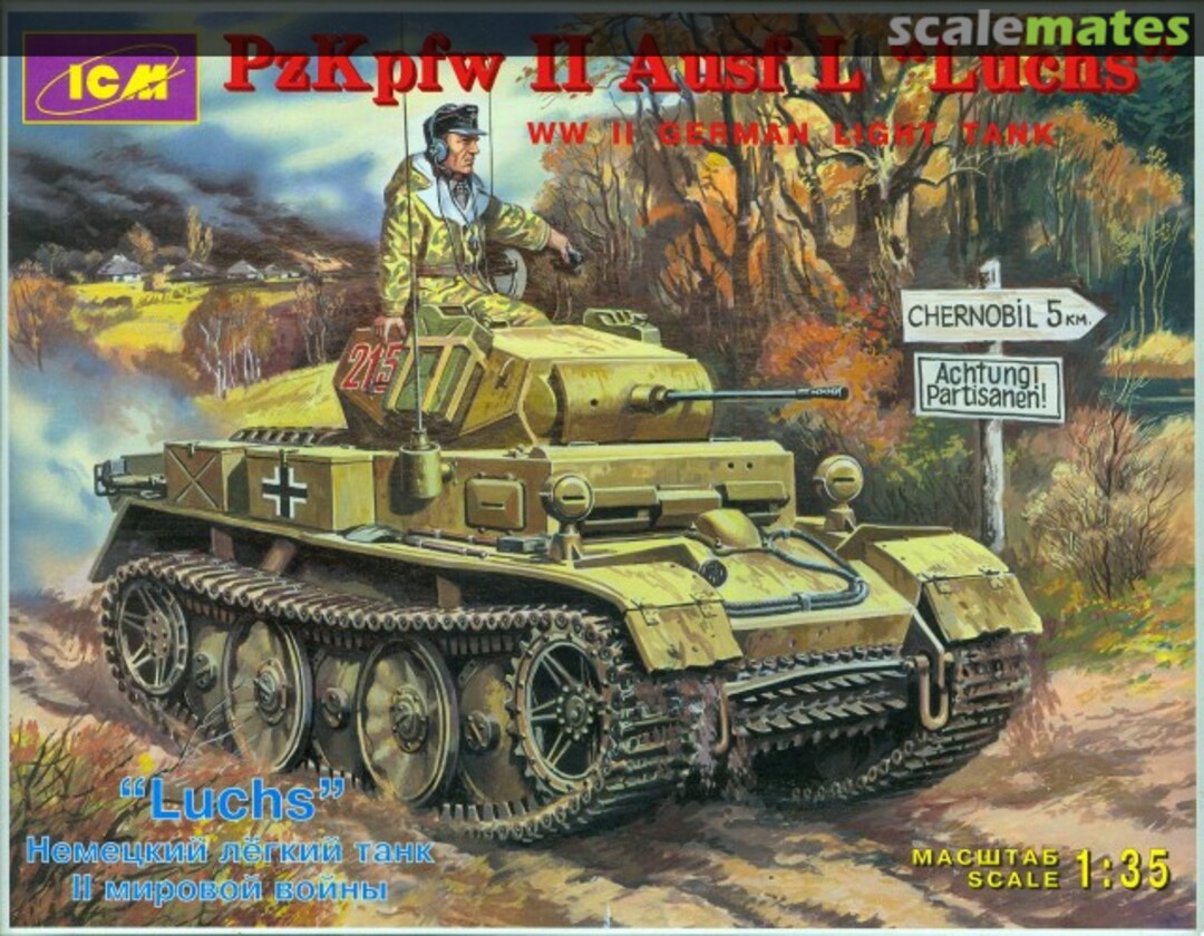 Boxart PzKpfw II Ausf. L Luchs 35121 ICM