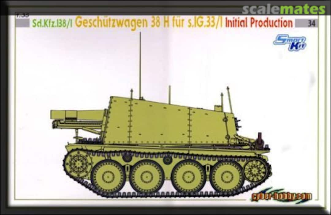 Boxart Geschützwagen 38 H für s.IG.33/I 6270 Cyber Hobby