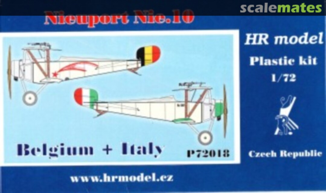 Boxart Nieuport Nie.10 P72018 HR Model